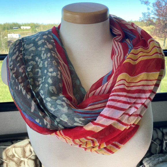 "Oaxaca" 100% Woven Polyester XLarge $6.99 Shipping 38X76 Scarf Shawl Beach Wrap - Picture 1 of 5